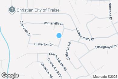 Map image of the property - 2544 Winterville Dr