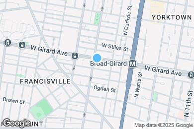 Map image of the property - 1522-1532 W Girard Ave