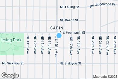Map image of the property - 3404 NE 15th Ave