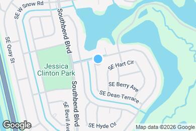 Map image of the property - 639 SE Dean Terrace