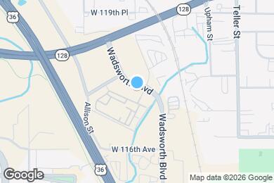 Map image of the property - Enclave at Broomfield
