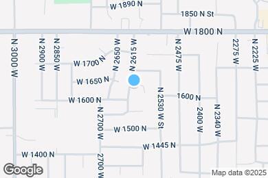 Map image of the property - 2601 W 1630 N