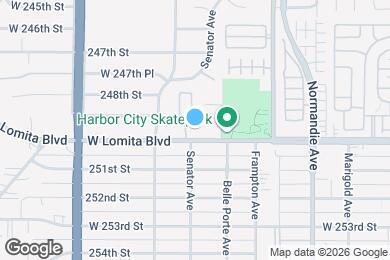 Map image of the property - 1435 Lomita Blvd