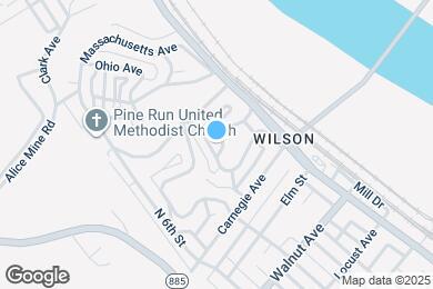 Map image of the property - 212 Pennsylvania Ave