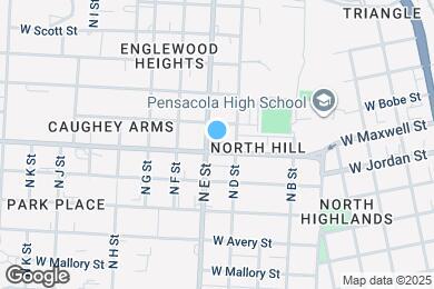 Map image of the property - 830 W Jordan St