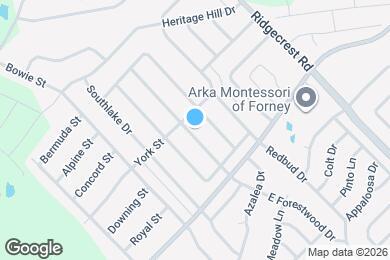 Map image of the property - 416 Forestwood Dr