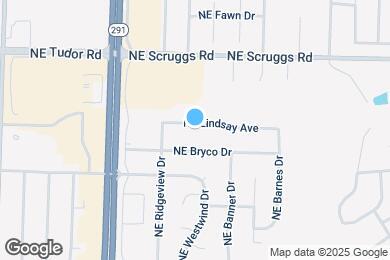 Map image of the property - 1023 NE Lindsay Ave