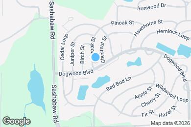 Map image of the property - 3735 Pinoak St