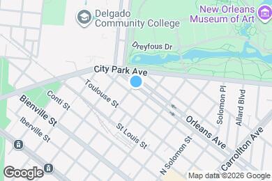 Map image of the property - 4532 Orleans Ave