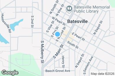 Map image of the property - 129 S Walnut St