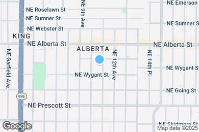 Map image of the property - 4833 NE 11th Ave