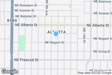 Map image of the property - Chic Alberta apartment near Portland Farmers Market