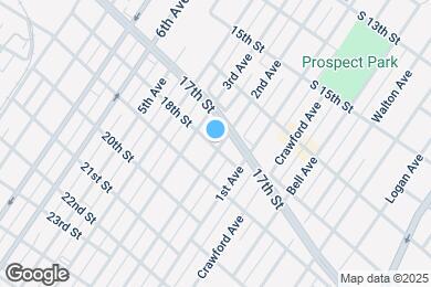 Map image of the property - 1718 2nd Ave