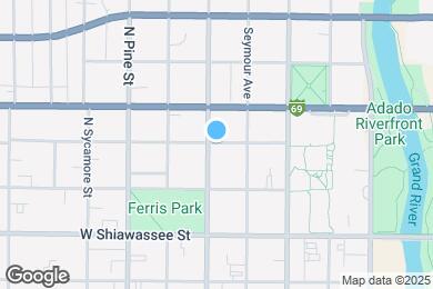 Map image of the property - 321 W Lapeer St