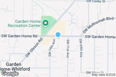 Map image of the property - 7300 SW Garden Home Rd