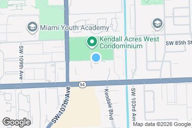 Map image of the property - 10431 N Kendall Dr