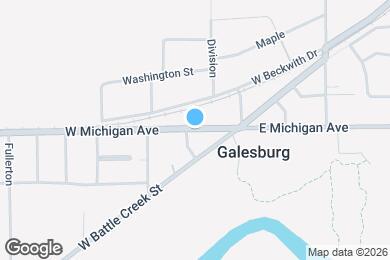 Map image of the property - 97 W Michigan Ave