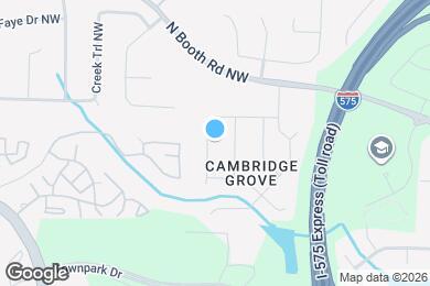 Map image of the property - 398 Ethridge Dr NW