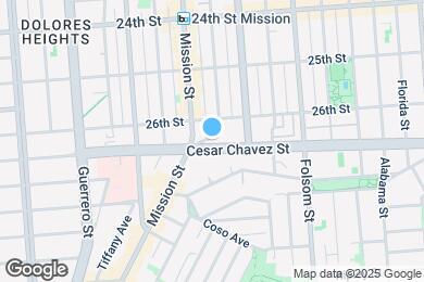 Map image of the property - 1153 Capp St