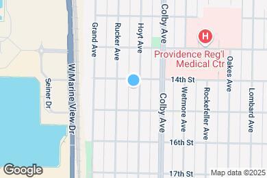 Map image of the property - 1410 Hoyt Ave