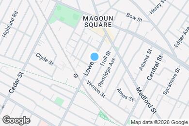 Map image of the property - 303 Lowell St