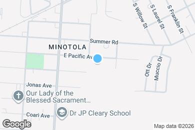 Map image of the property - 203 E Pacific Ave