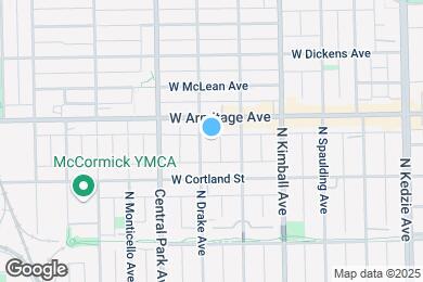 Map image of the property - 1937 N Drake Ave
