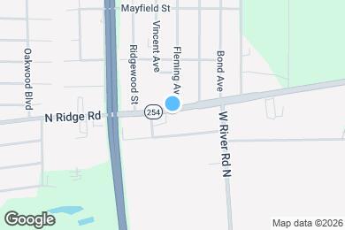 Map image of the property - 2326 N Ridge Rd