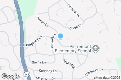 Map image of the property - 1107 Burgundy Ln