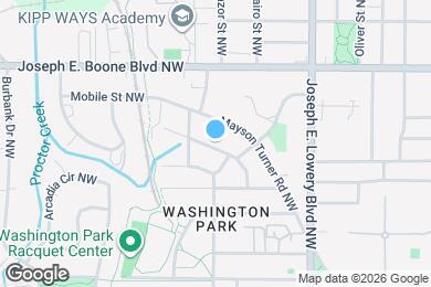 Map image of the property - 1029 Washington Heights Terrace NW