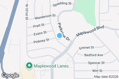 Map image of the property - 3423 Terrace Dr