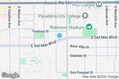 Map image of the property - 1361 E Del Mar Blvd