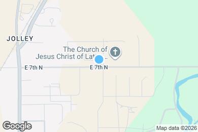 Map image of the property - Rexburg Centennial Patio Home Apartments