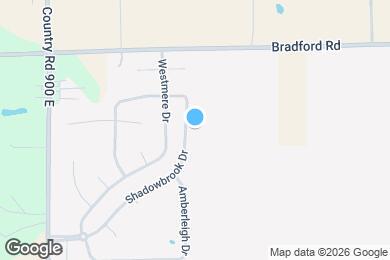 Map image of the property - 2185 Shadowbrook Dr