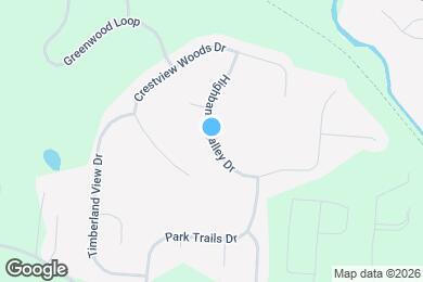Map image of the property - 375 Highbanks Valley Dr