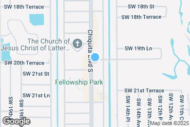 Map image of the property - 2003 Chiquita Blvd S
