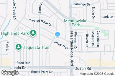 Map image of the property - 1516 Gunnison Trail