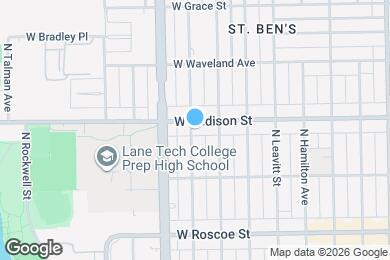 Map image of the property - 2325 W Addison St