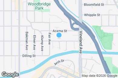 Map image of the property - 11143 Aqua Vista St