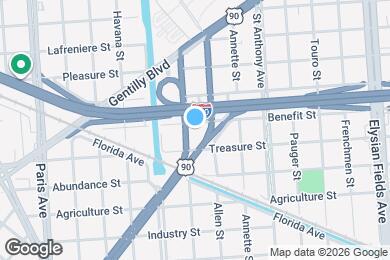 Map image of the property - 3135 Eads St