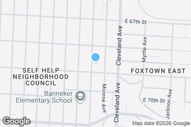 Map image of the property - 6835 Askew Ave