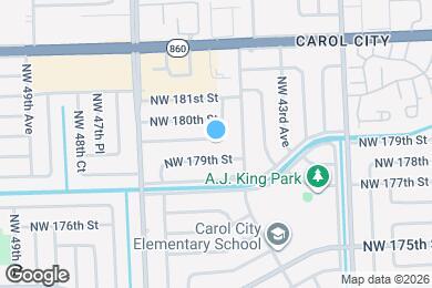 Map image of the property - 4444 NW 179th Terrace