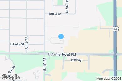 Map image of the property - The Oaks