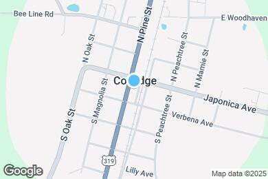 Map image of the property - 1043 S Pine St