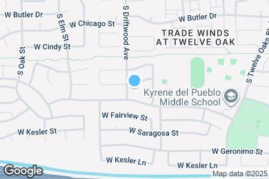 Map image of the property - 5383 W Elgin St