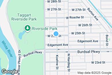Map image of the property - 1501 W 25th St