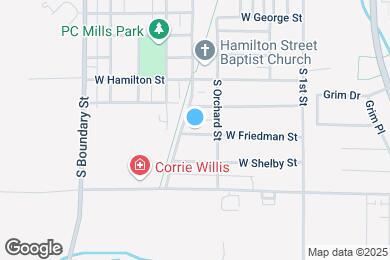 Map image of the property - 812 W Friedman St