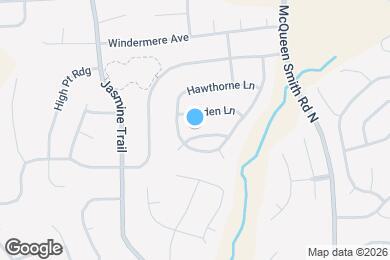 Map image of the property - 605 Thornton Pl