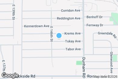Map image of the property - 14707 Tokay Ave