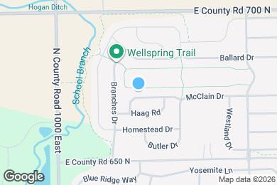 Map image of the property - 10262 McClain Dr